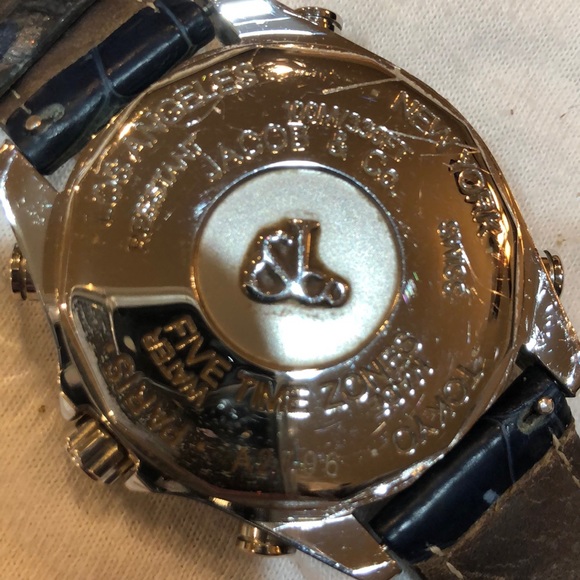 Jacob & Co Diamond bezel 5 time zone watch - Picture 3 of 8